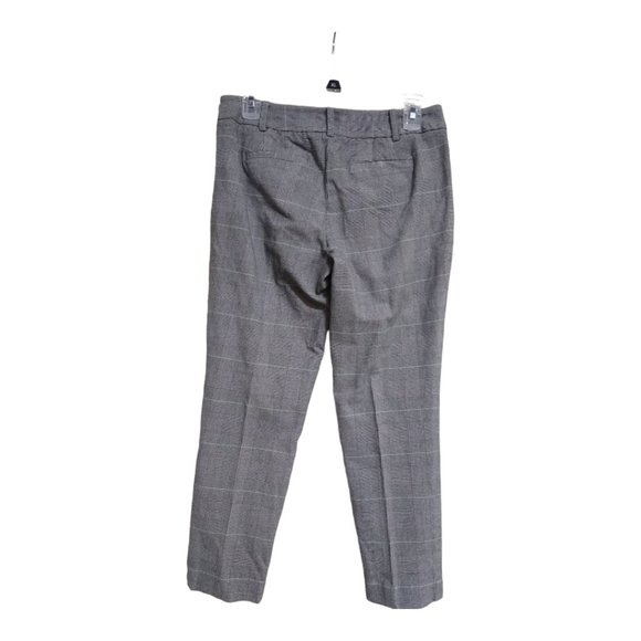 Talbots Women's Black and White Herringbone Capris - Picture 3 of 5